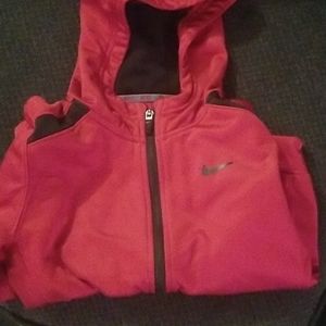 Red Nike Boys hoodie size 6